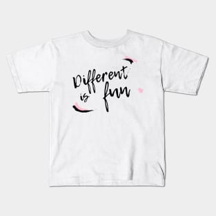 Different is fun Kids T-Shirt